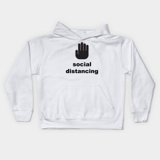 Social distancing Kids Hoodie